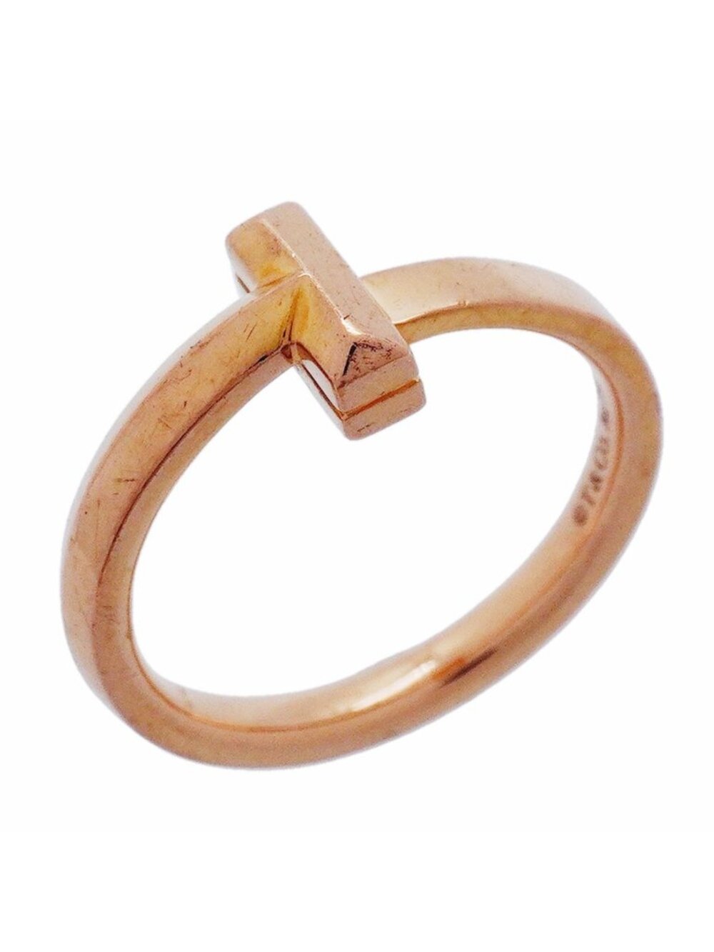 Tiffany & Co Ring T One 18k Pink Gold